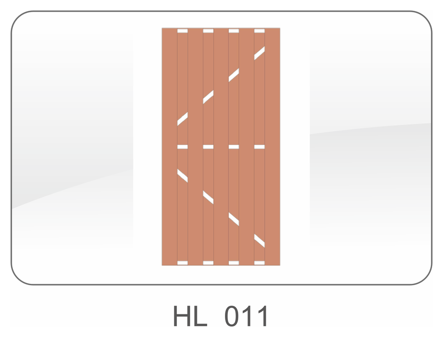 Fence HL-011 profile cross-section