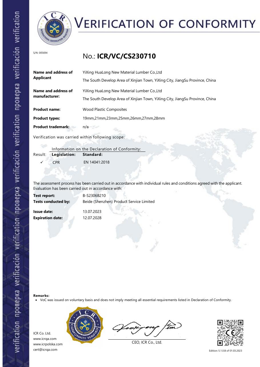 CE Marking certificate issued to BetterTree